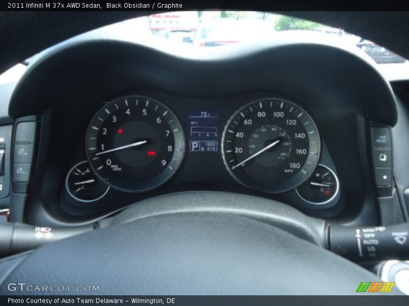 Black Obsidian / Graphite 2011 Infiniti M 37x AWD Sedan