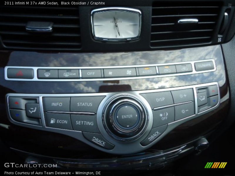 Black Obsidian / Graphite 2011 Infiniti M 37x AWD Sedan