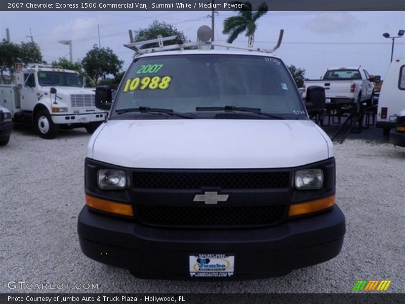 Summit White / Medium Pewter 2007 Chevrolet Express 1500 Commercial Van