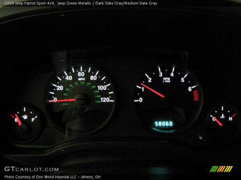 Jeep Green Metallic / Dark Slate Gray/Medium Slate Gray 2009 Jeep Patriot Sport 4x4