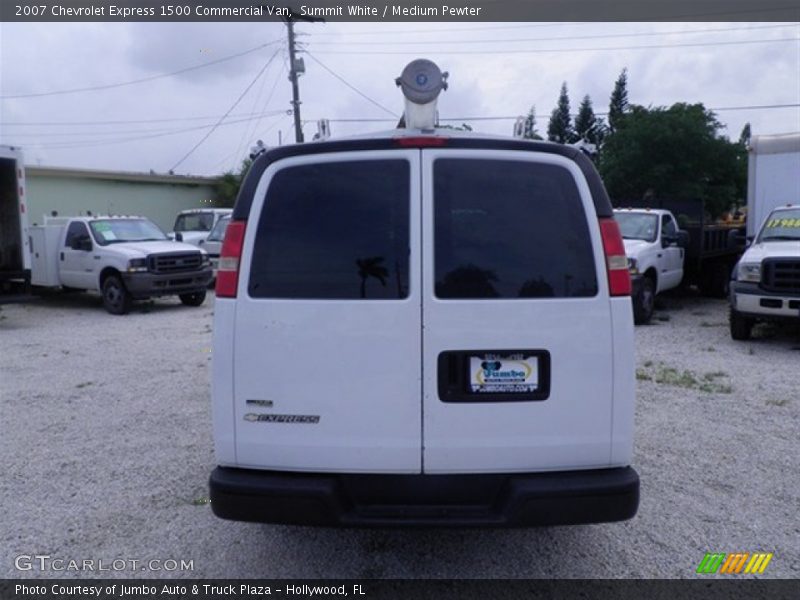 Summit White / Medium Pewter 2007 Chevrolet Express 1500 Commercial Van