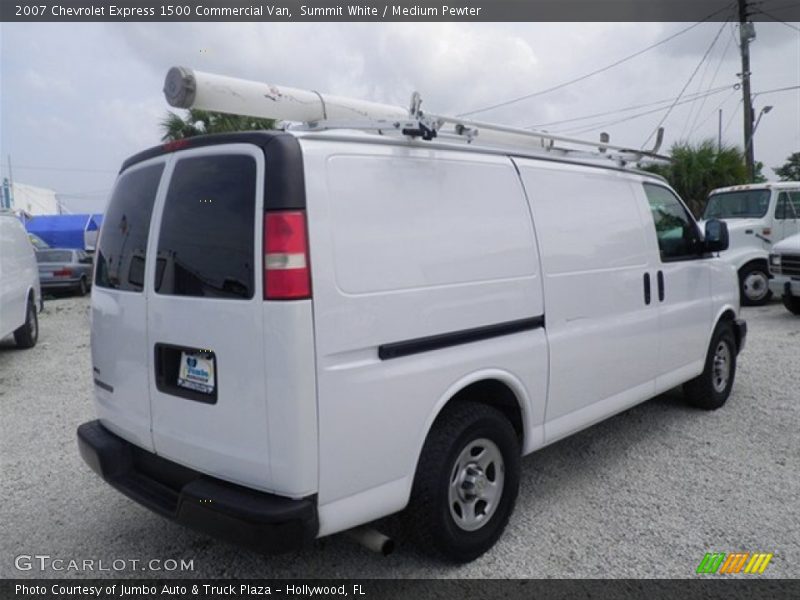 Summit White / Medium Pewter 2007 Chevrolet Express 1500 Commercial Van
