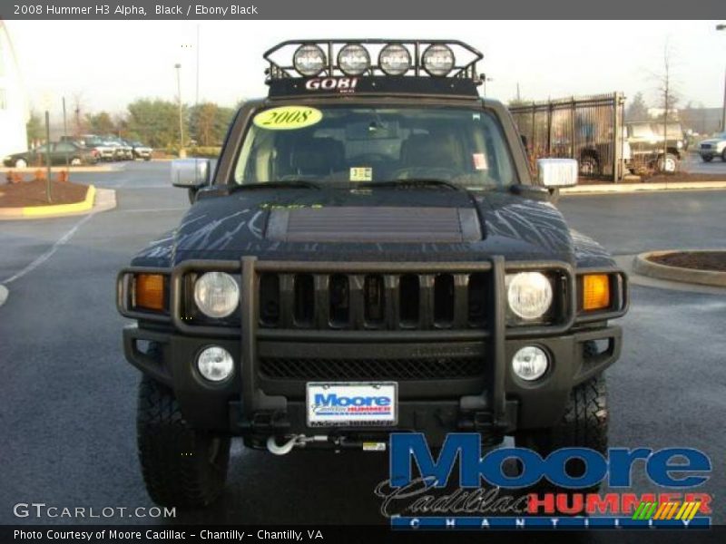 Black / Ebony Black 2008 Hummer H3 Alpha