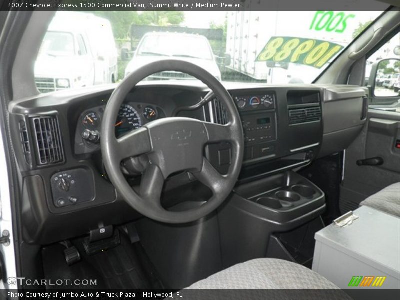 Summit White / Medium Pewter 2007 Chevrolet Express 1500 Commercial Van