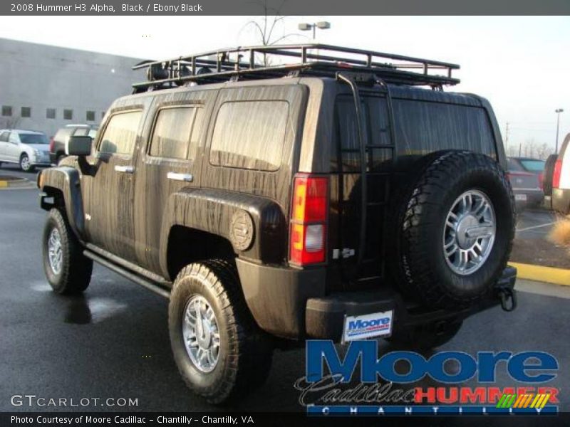 Black / Ebony Black 2008 Hummer H3 Alpha