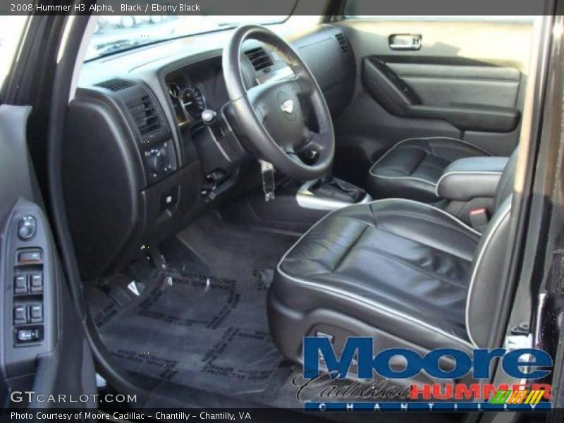Black / Ebony Black 2008 Hummer H3 Alpha