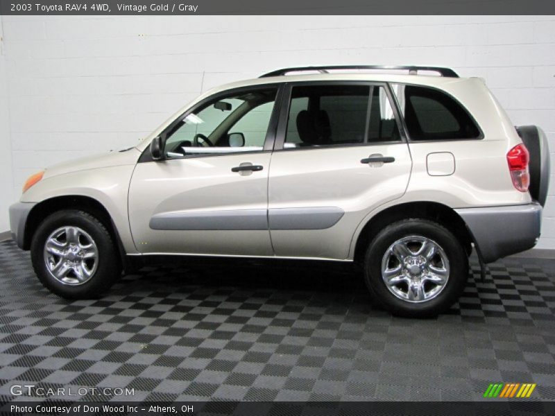 Vintage Gold / Gray 2003 Toyota RAV4 4WD