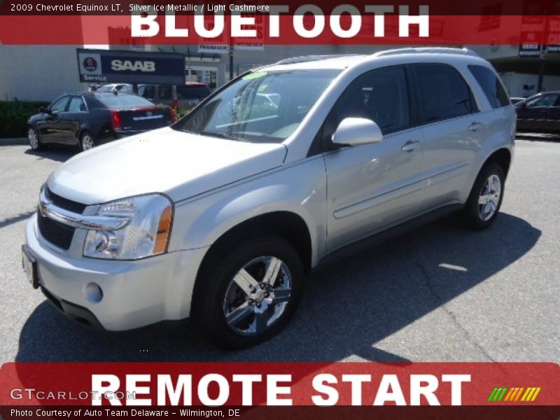 Silver Ice Metallic / Light Cashmere 2009 Chevrolet Equinox LT