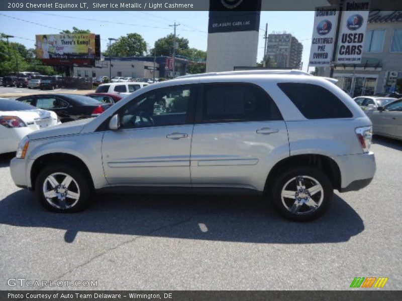 Silver Ice Metallic / Light Cashmere 2009 Chevrolet Equinox LT