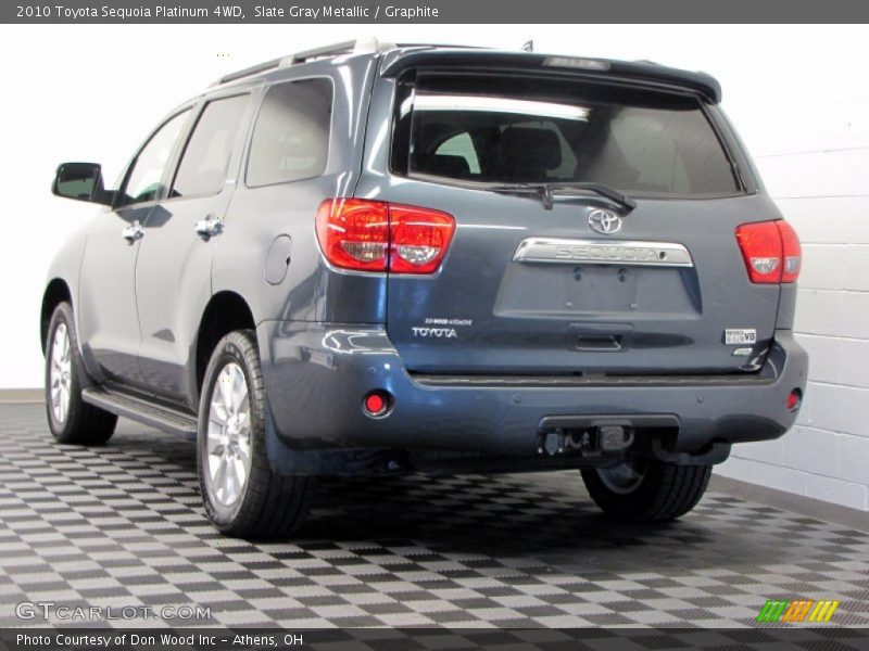 Slate Gray Metallic / Graphite 2010 Toyota Sequoia Platinum 4WD