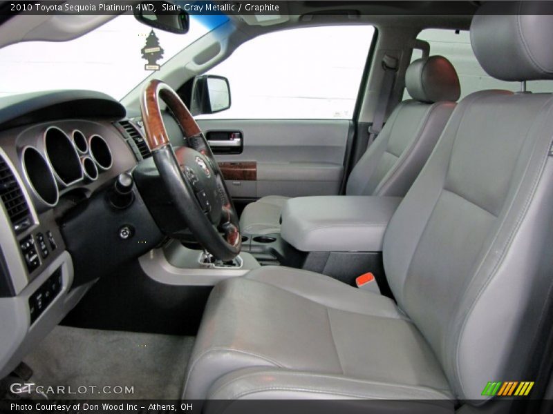  2010 Sequoia Platinum 4WD Graphite Interior