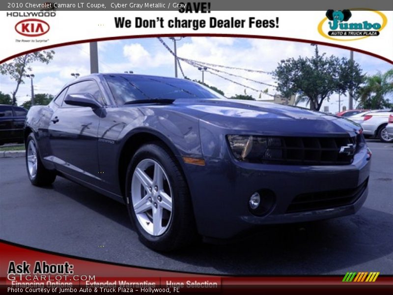 Cyber Gray Metallic / Gray 2010 Chevrolet Camaro LT Coupe