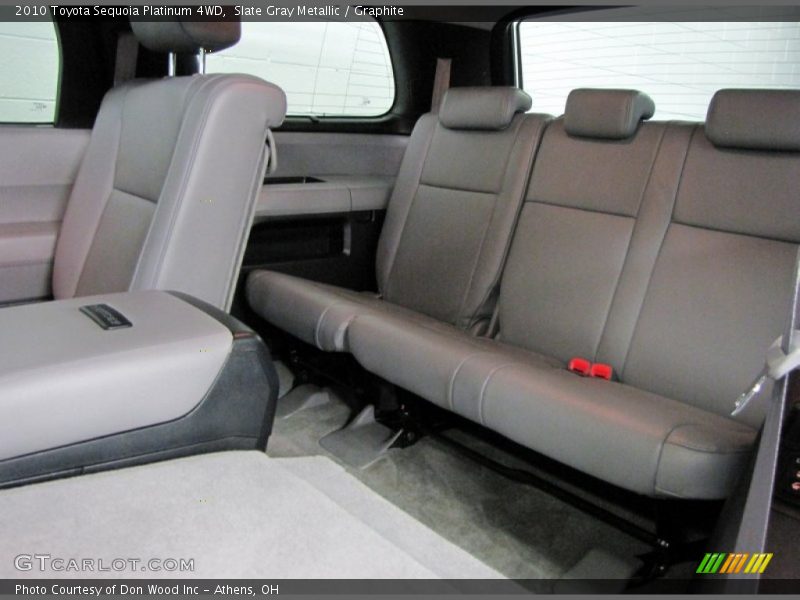 Rear Seat of 2010 Sequoia Platinum 4WD
