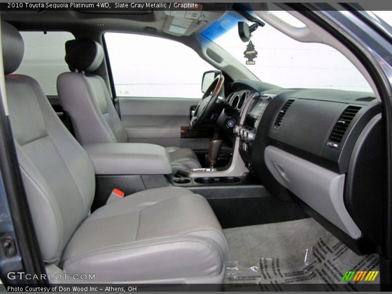  2010 Sequoia Platinum 4WD Graphite Interior
