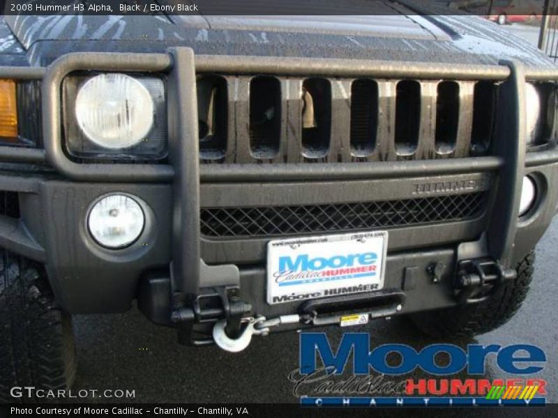 Black / Ebony Black 2008 Hummer H3 Alpha