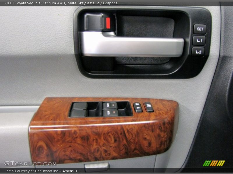 Slate Gray Metallic / Graphite 2010 Toyota Sequoia Platinum 4WD