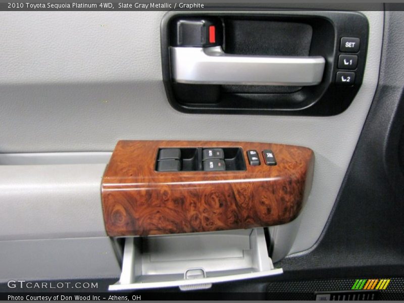 Slate Gray Metallic / Graphite 2010 Toyota Sequoia Platinum 4WD