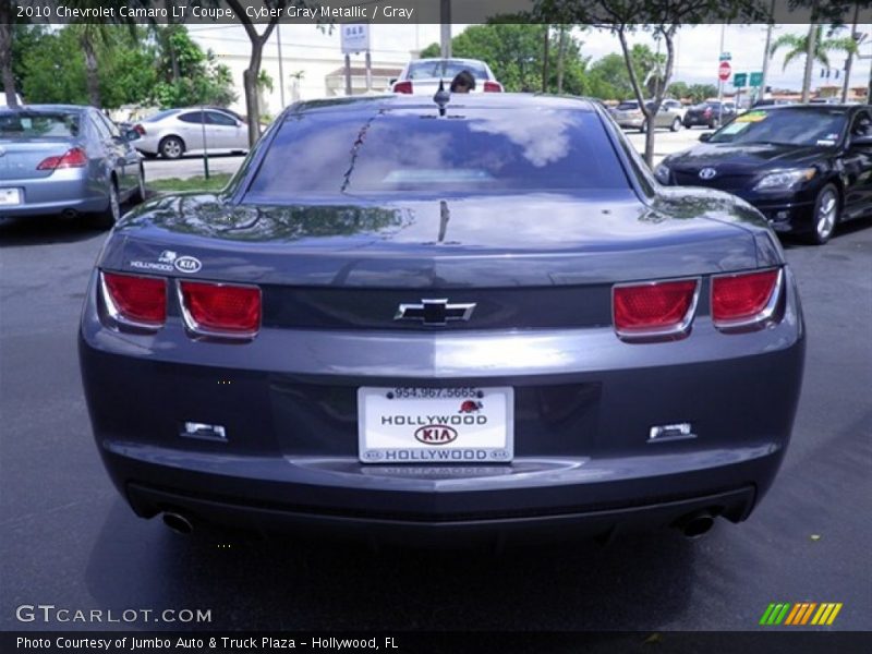 Cyber Gray Metallic / Gray 2010 Chevrolet Camaro LT Coupe