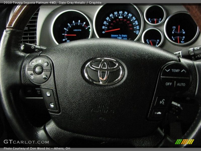 Slate Gray Metallic / Graphite 2010 Toyota Sequoia Platinum 4WD