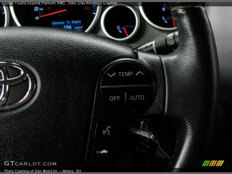 Slate Gray Metallic / Graphite 2010 Toyota Sequoia Platinum 4WD