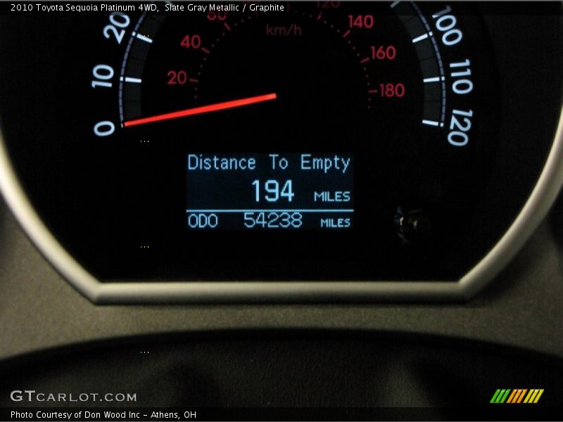 Slate Gray Metallic / Graphite 2010 Toyota Sequoia Platinum 4WD
