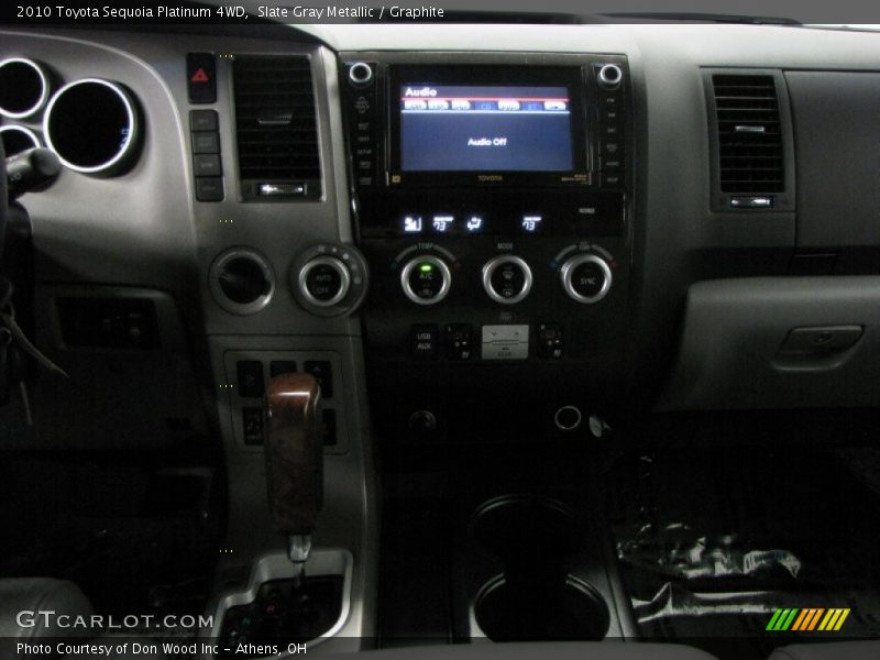 Slate Gray Metallic / Graphite 2010 Toyota Sequoia Platinum 4WD