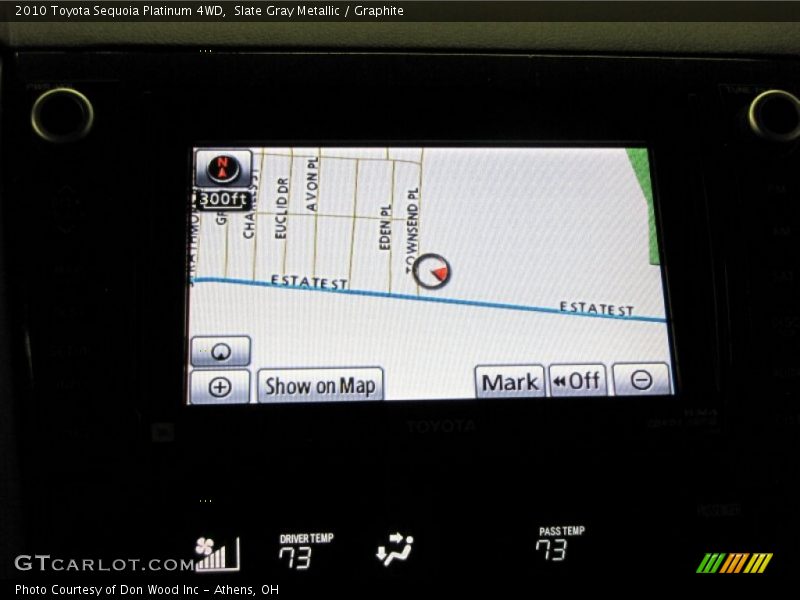 Slate Gray Metallic / Graphite 2010 Toyota Sequoia Platinum 4WD