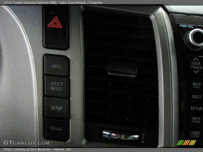 Slate Gray Metallic / Graphite 2010 Toyota Sequoia Platinum 4WD
