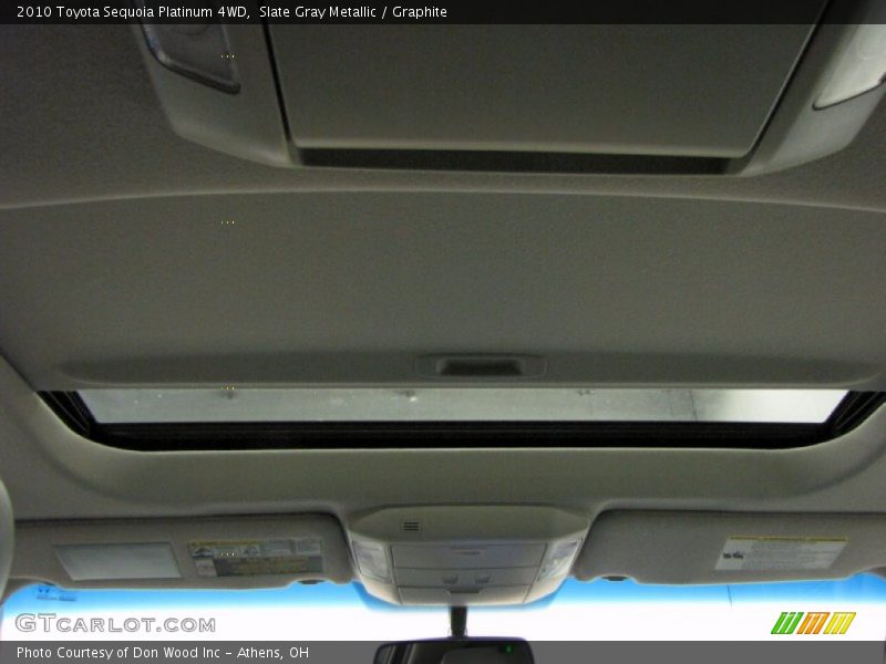 Slate Gray Metallic / Graphite 2010 Toyota Sequoia Platinum 4WD