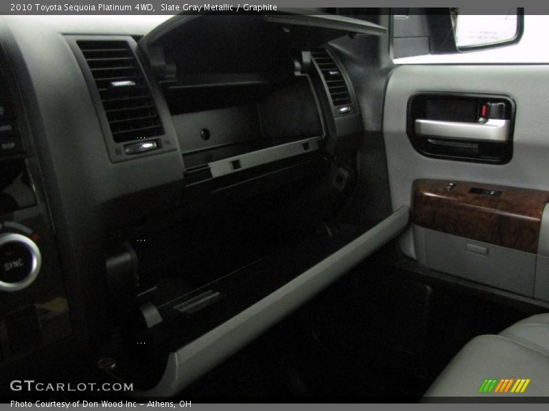 Slate Gray Metallic / Graphite 2010 Toyota Sequoia Platinum 4WD