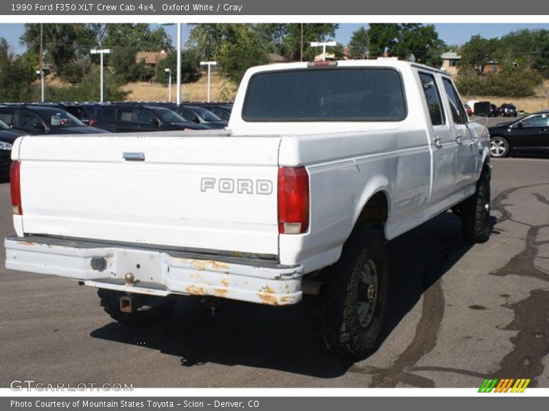  1990 F350 XLT Crew Cab 4x4 Oxford White