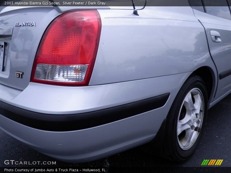 Silver Pewter / Dark Gray 2003 Hyundai Elantra GLS Sedan