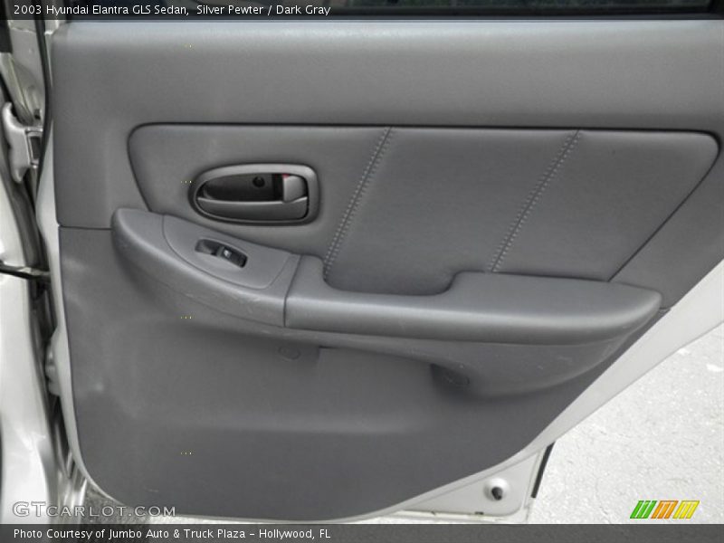 Silver Pewter / Dark Gray 2003 Hyundai Elantra GLS Sedan