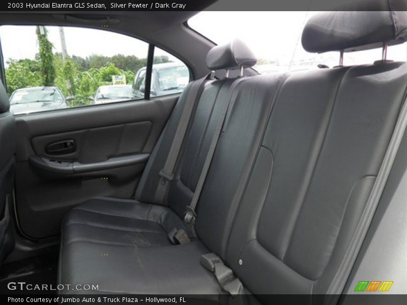 Silver Pewter / Dark Gray 2003 Hyundai Elantra GLS Sedan