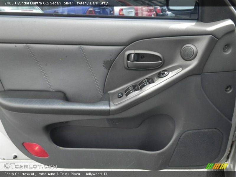 Silver Pewter / Dark Gray 2003 Hyundai Elantra GLS Sedan