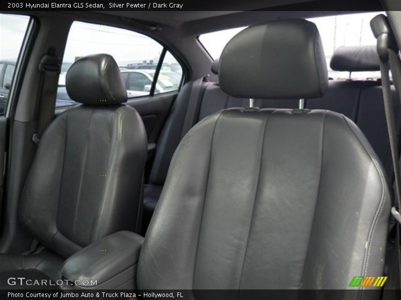 Silver Pewter / Dark Gray 2003 Hyundai Elantra GLS Sedan