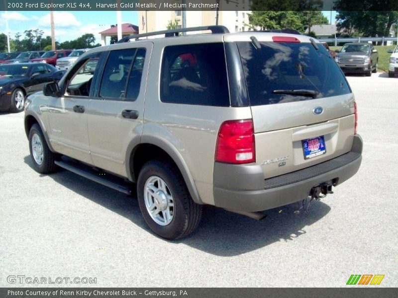 Harvest Gold Metallic / Medium Parchment 2002 Ford Explorer XLS 4x4