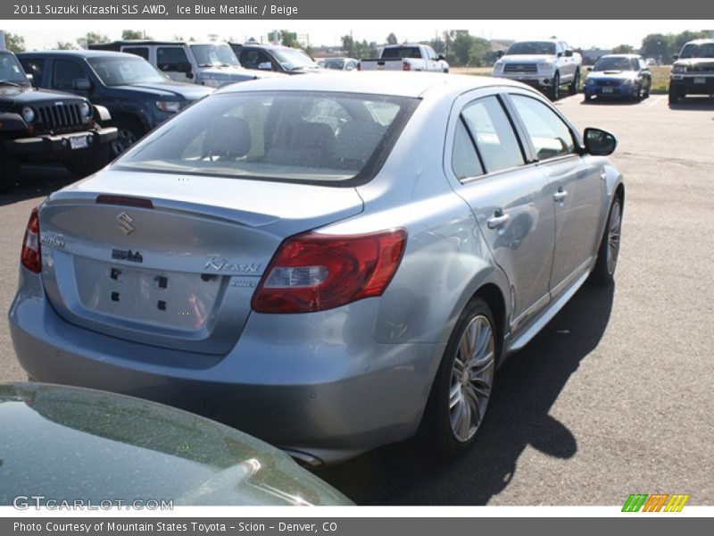 Ice Blue Metallic / Beige 2011 Suzuki Kizashi SLS AWD