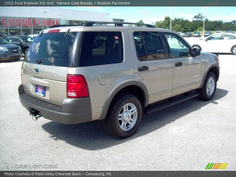 Harvest Gold Metallic / Medium Parchment 2002 Ford Explorer XLS 4x4