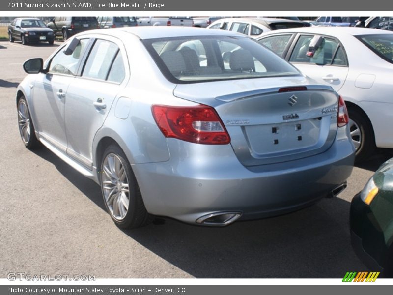 Ice Blue Metallic / Beige 2011 Suzuki Kizashi SLS AWD