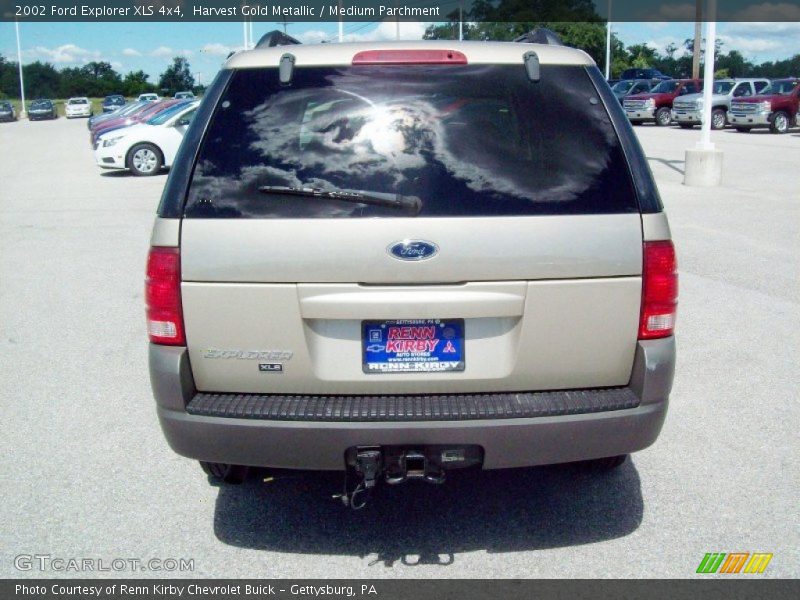 Harvest Gold Metallic / Medium Parchment 2002 Ford Explorer XLS 4x4
