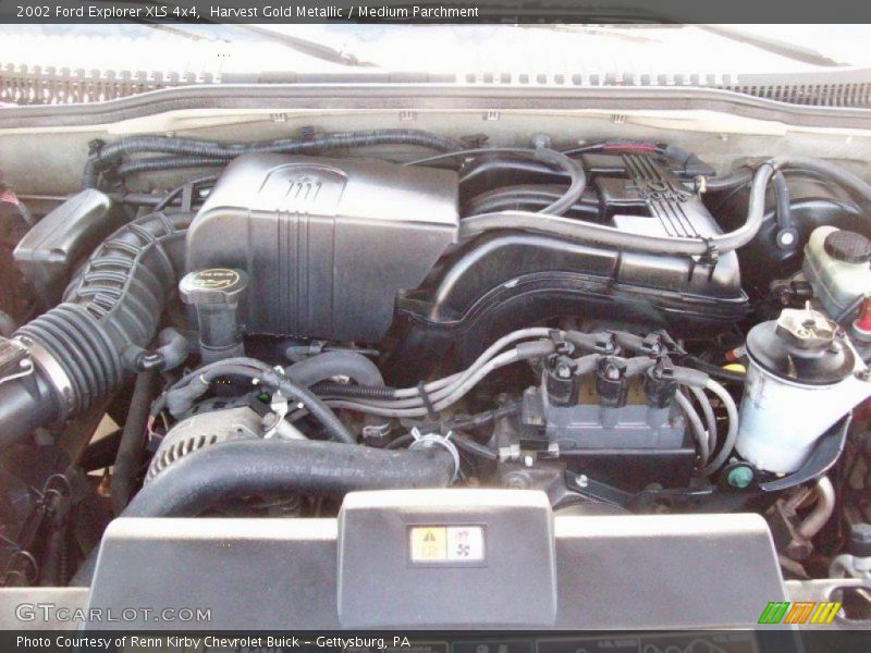 Harvest Gold Metallic / Medium Parchment 2002 Ford Explorer XLS 4x4