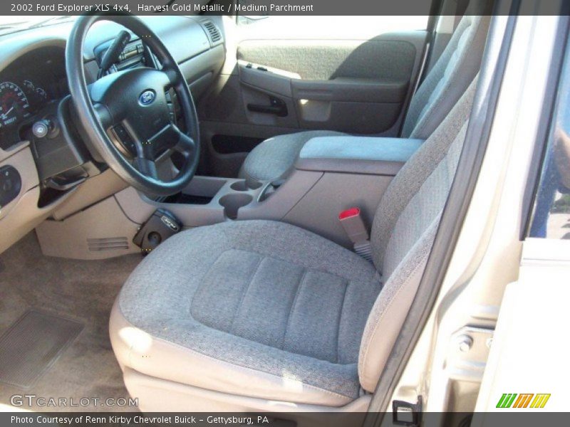 Harvest Gold Metallic / Medium Parchment 2002 Ford Explorer XLS 4x4