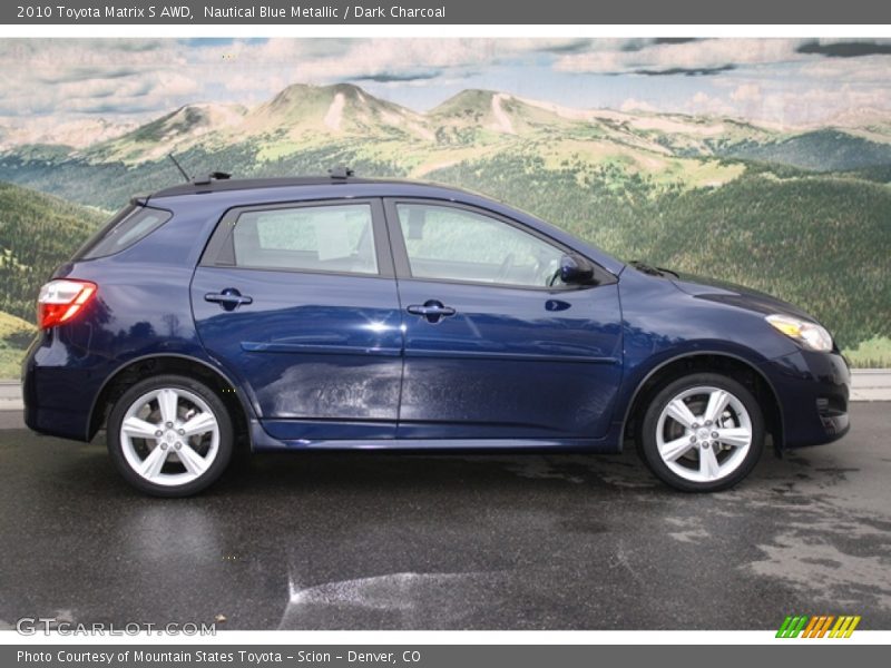 Nautical Blue Metallic / Dark Charcoal 2010 Toyota Matrix S AWD