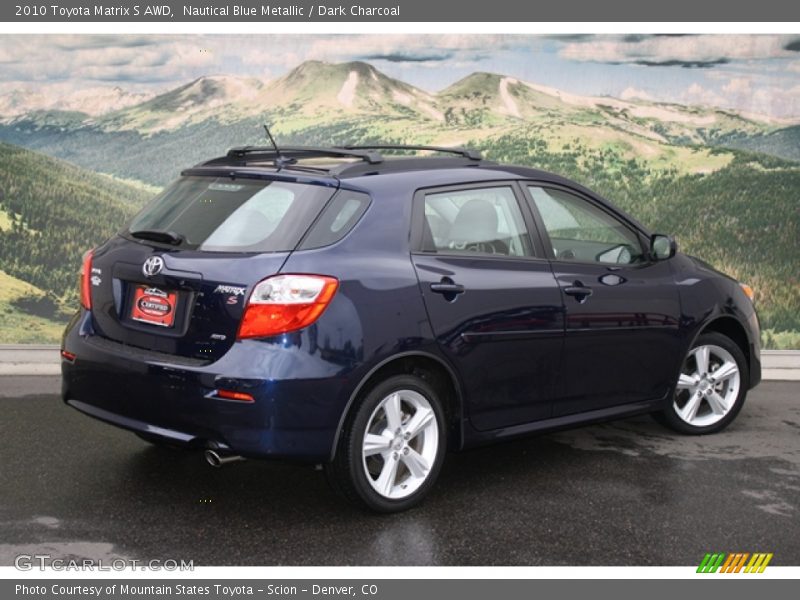 Nautical Blue Metallic / Dark Charcoal 2010 Toyota Matrix S AWD