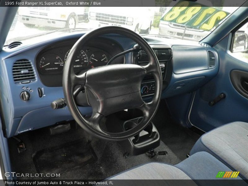 Dashboard of 1995 Ranger XL SuperCab