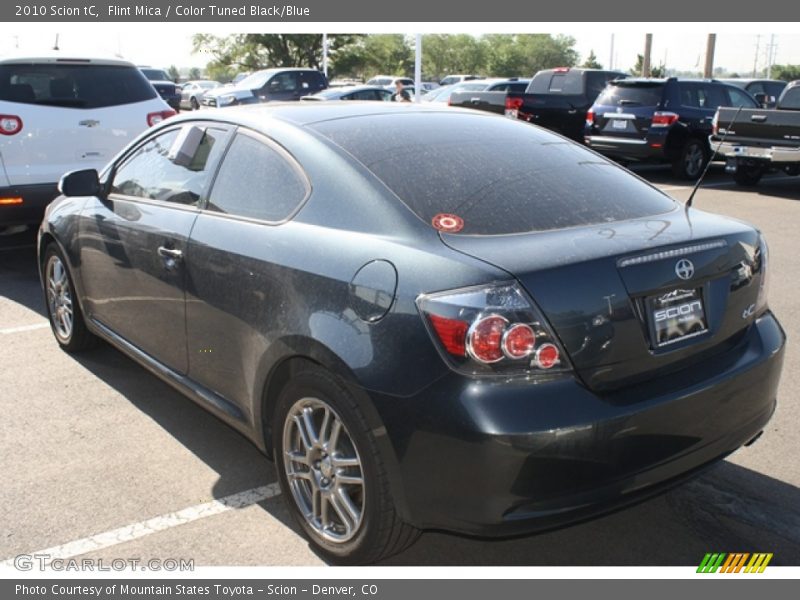 Flint Mica / Color Tuned Black/Blue 2010 Scion tC