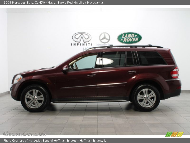 Barolo Red Metallic / Macadamia 2008 Mercedes-Benz GL 450 4Matic