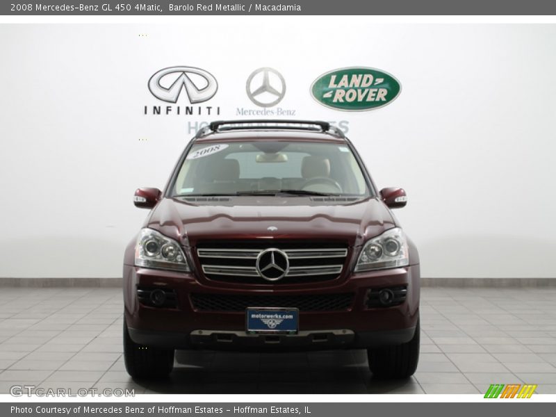 Barolo Red Metallic / Macadamia 2008 Mercedes-Benz GL 450 4Matic