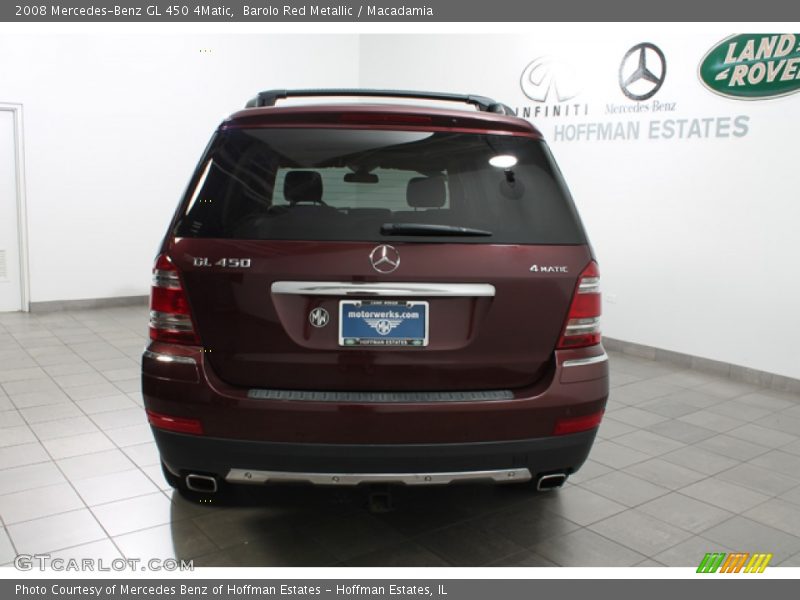 Barolo Red Metallic / Macadamia 2008 Mercedes-Benz GL 450 4Matic